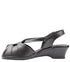Sandale casual, dama, SUAVE AIR FUNCTION SYSTEM, 0065 negru, piele naturala